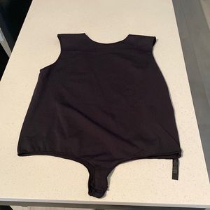 Skims Black Mockneck Bodysuit